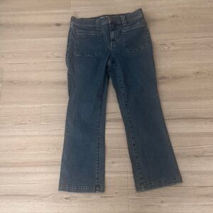 Madewell Women's Straight Leg Jeans in Dark Blue